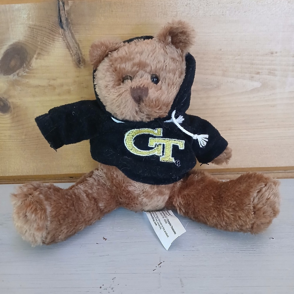 champion treasures brown teddy bear georgia tech GT 6" E2